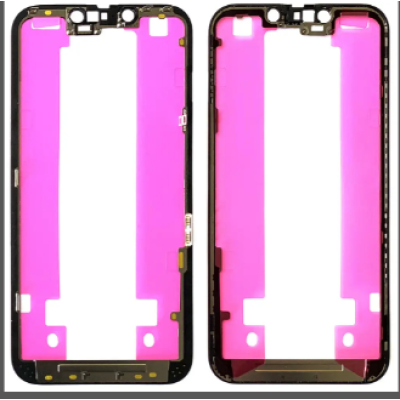 Рамка кріплення дисплея iPhone 13, чорна, оригінал, G+OCA PRo
