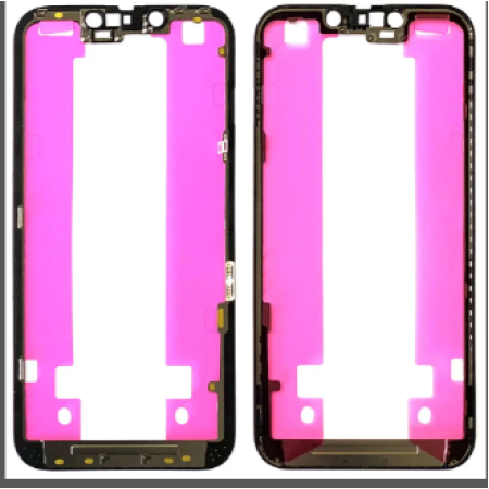 Рамка кріплення дисплея iPhone 13, чорна, оригінал, G+OCA PRo