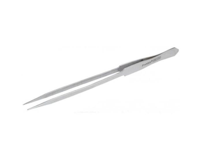 Пінцет монтажний Pro'sKit 1PK-115T, прямий, 200мм