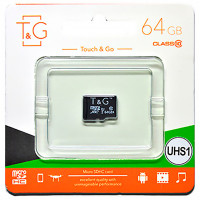 Карта памяти microSDHC 64Gb T&G (UHS-1)(Class 10) (Класс B)