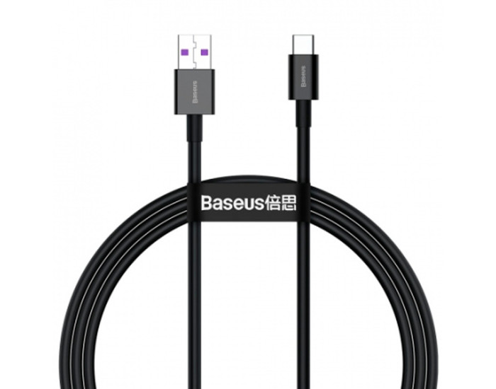 Кабель USB Baseus Superior Series Fast Charging Data Cable USB to Type-C (66W/1m) Black (CATYS-01) 
