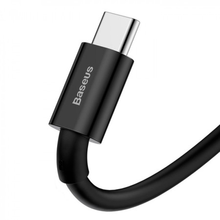 Кабель USB Baseus Superior Series Fast Charging Data Cable USB to Type-C (66W/1m) (CATYS-01) Black (Класс А)