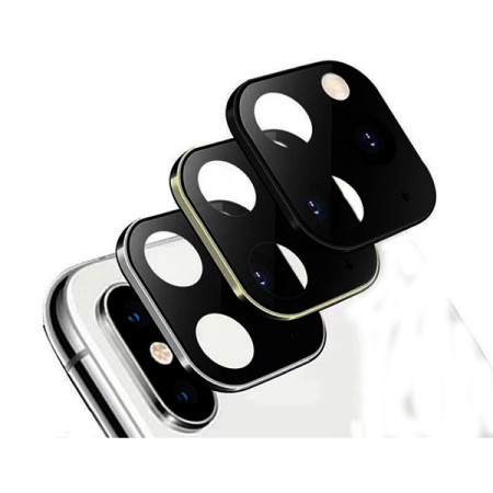 Защитное стекло-муляж для камеры iPhone XR Yellow