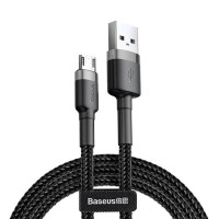 Кабель USB Baseus Cafule MicroUSB (CAMKLF-BG1) (1m) (черный \ Black) (Класс B)