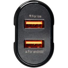 Мережеве зарядний пристрій Gelius Pro Avangard (GP-HC06 2USB 2.4A) (Чорний  Black)