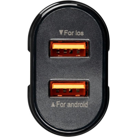 Сетевое зарядное устройство Gelius Pro Avangard (GP-HC06 2USB 2.4A) (Черный \ Black)