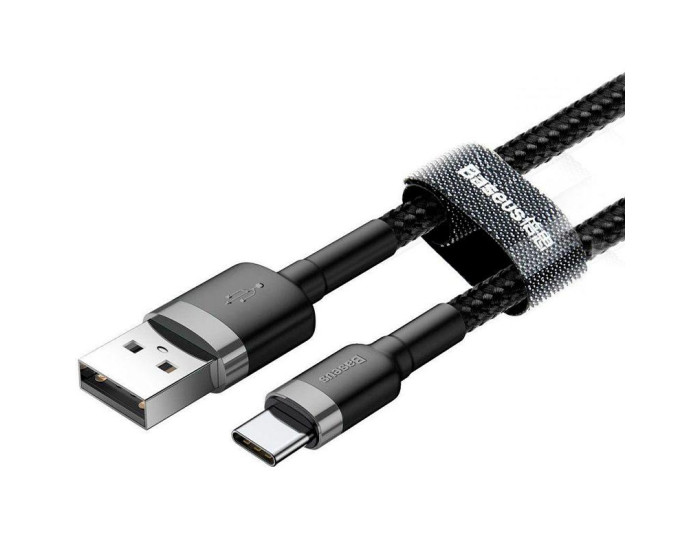 Кабель USB Baseus Cafule USB to Type-C (1m) Black (CATKLF-BG1)