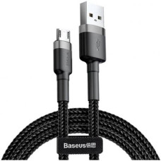 Кабель USB Baseus Cafule MicroUSB (CAMKLF-AG1) Grey/Black 0.5m