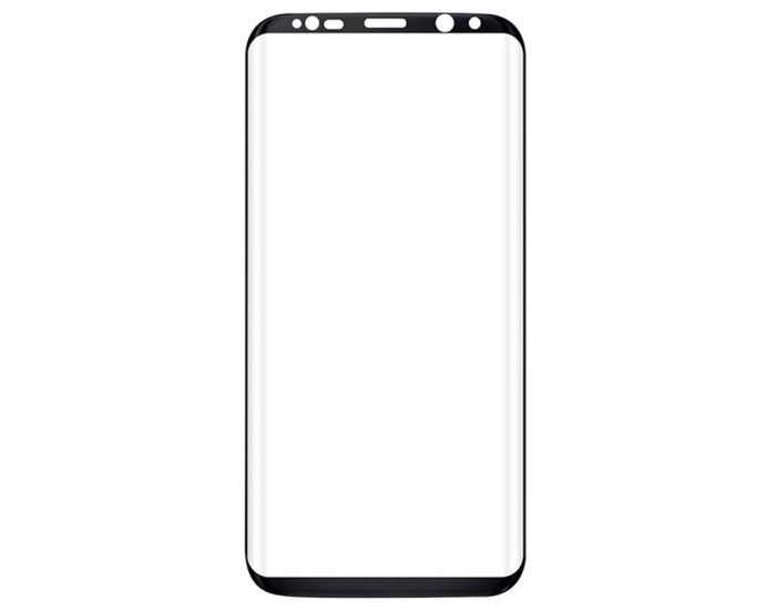 Стекло фронтальное Samsung G955 S8 Plus, черное