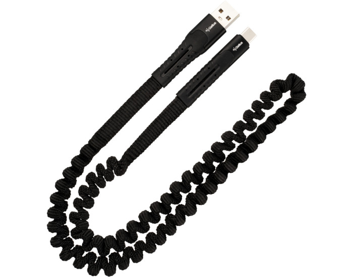 Кабель USB Gelius Pro Spring GP-UC101 Type-C (2.4A) (черный  Black)