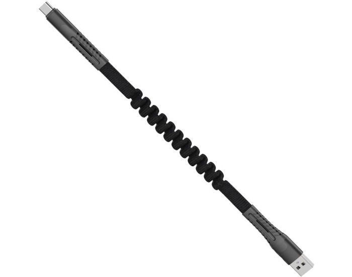 Кабель USB Gelius Pro Spring GP-UC101 Type-C (2.4A) (черный  Black)