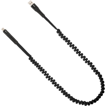 Кабель USB Gelius Pro Spring GP-UC101 Type-C (2.4A) (черный \ Black)