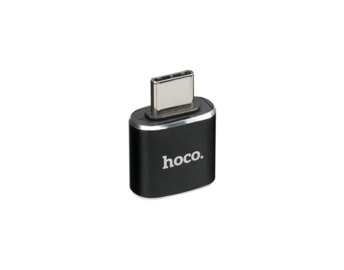 Переходник OTG Hoco UA5 Type-C to USB, черный