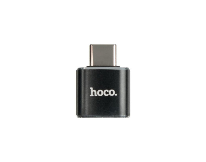 Переходник OTG Hoco UA5 Type-C to USB, черный