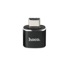 Переходник OTG Hoco UA5 Type-C to USB, черный