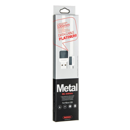 Кабель USB Remax RC-044m Platinum Micro (1m) (Белый / White)