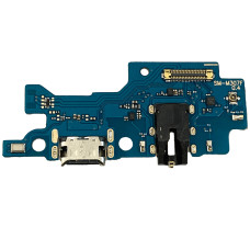 Шлейф для Samsung M215-M21/M307-M30s/M315-M31 конектора зарядки, конектора гарнітури з мікрофоном, High Copy