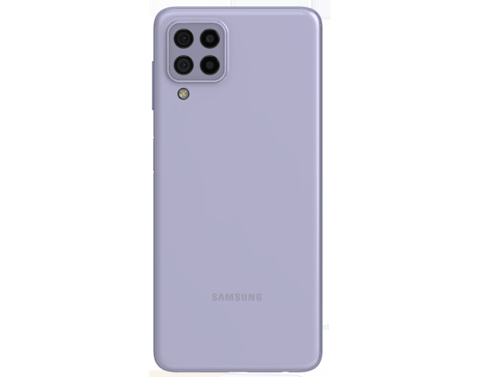 Задняя панель корпуса для Samsung A225 Galaxy A22, фиолетовая со стеклом камеры, оригинал