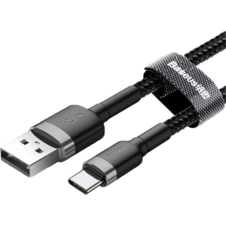 Кабель USB Baseus Cafule Type-C (CATKLF-AG1) (0.5m) Black
