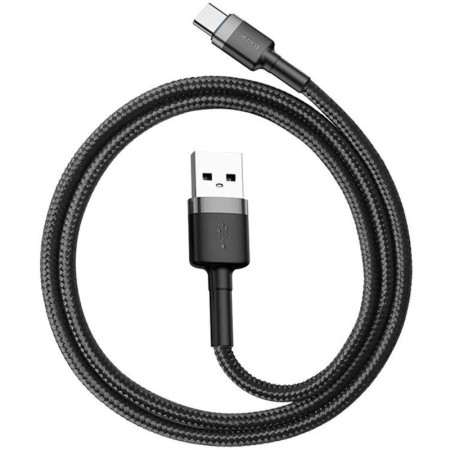 Кабель USB Baseus Cafule Type-C (CATKLF-AG1) (0.5m) Black