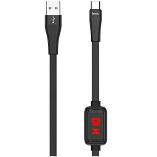 Кабель USB Hoco S4 with Display type-C 1m (Чорний \ Black)