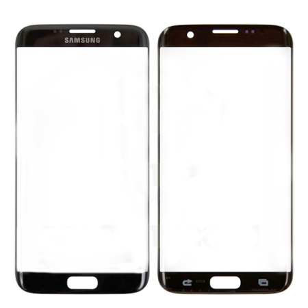 Стекло фронтальное Samsung G935 S7 Edge, черное