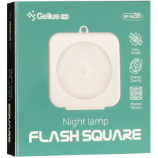 Ночник с датчиком движения Gelius Pro Night Lamp FlashSquare GP-NL001 White