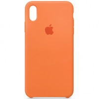 Чехол-силикон оригинал Soft Matte iPhone X Papaya