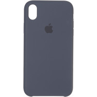 Чехол-силикон оригинал Soft Matte iPhone X Midnight Blue