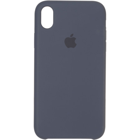 Чехол-силикон оригинал Soft Matte iPhone X Midnight Blue