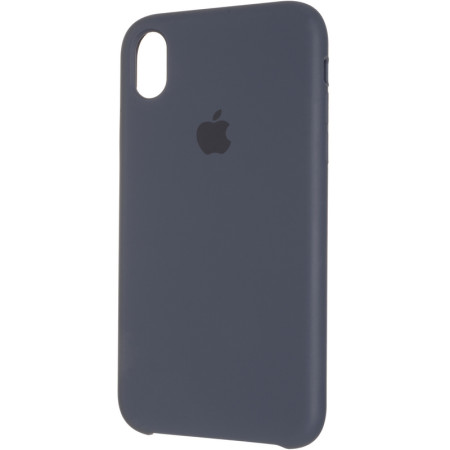 Чехол-силикон оригинал Soft Matte iPhone X Midnight Blue