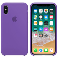 Чехол-силикон оригинал Soft Matte iPhone X/ XS Lilac