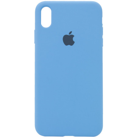Чехол-силикон оригинал Soft Matte iPhone X Corn flower (Класс B)