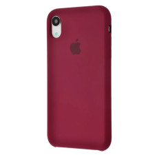 Чехол-силикон оригинал Soft Matte iPhone X Bordo