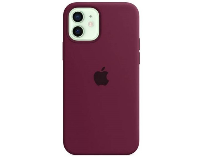 Чехол-силикон оригинал Full Cover Soft Matte iPhone 12 Mini, Marsala
