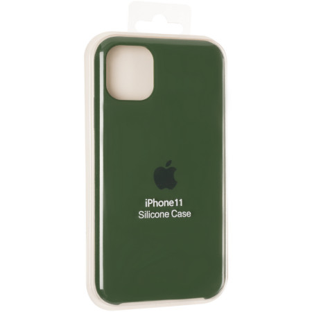 Чехол-силикон оригинал Soft Matte iPhone XR Army Green