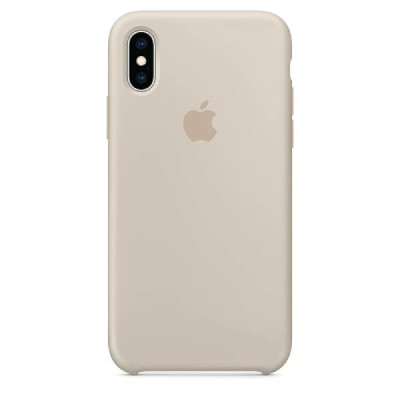 Чохол-силікон оригінал Soft Matte iPhone X / XS Stone
