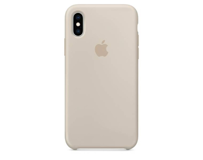 Чехол-силикон оригинал Soft Matte iPhone X / XS Stone