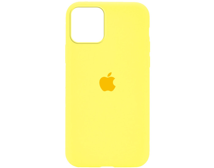 Чехол-силикон оригинал Full Soft Matte iPhone 12 Pro Max, Yellow