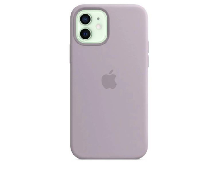 Чехол-силикон оригинал Full Soft Matte iPhone 12 Pro Max, Lilac cream