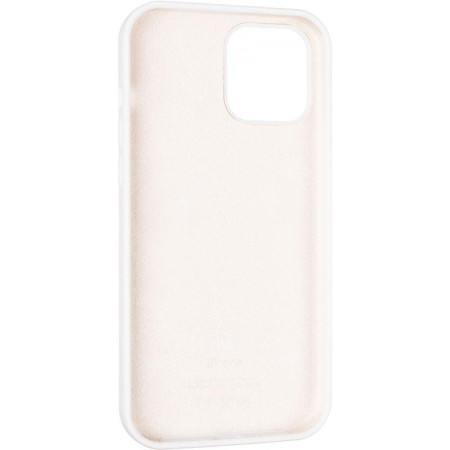 Чехол-силикон оригинал Full Soft Matte iPhone 12 Pro Max White (Класс А)