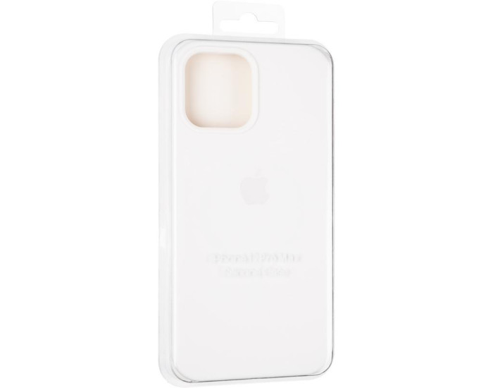 Чехол-силикон оригинал Full Soft Matte iPhone 12 Pro Max, White