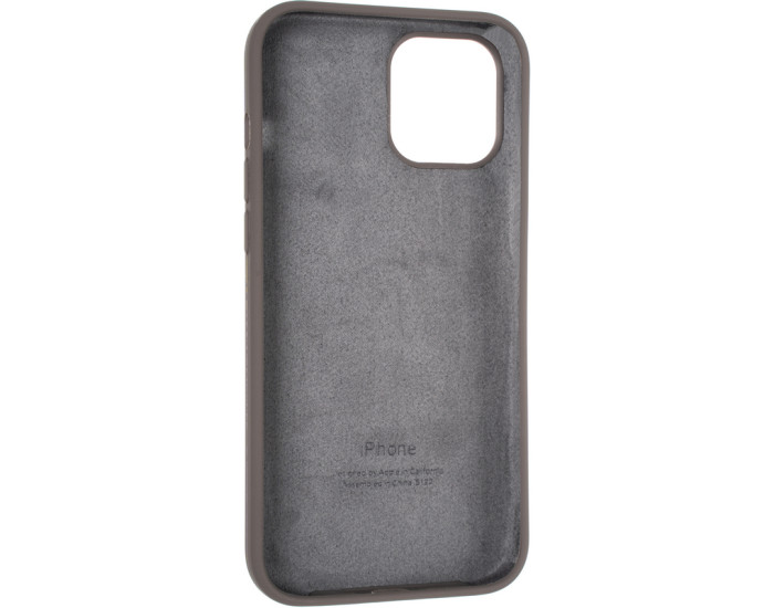 Чехол-силикон оригинал Full Soft Matte iPhone 12 Pro Max, Cocao