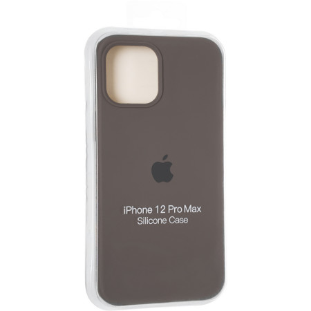 Чехол-силикон оригинал Full Soft Matte iPhone 12 Pro Max Cocao