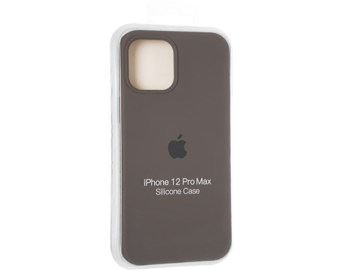 Чехол-силикон оригинал Full Soft Matte iPhone 12 Pro Max, Cocao