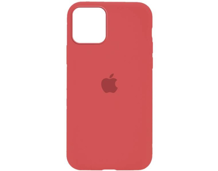 Чехол-силикон оригинал Full Soft Matte iPhone 12 Pro Max, Rose red