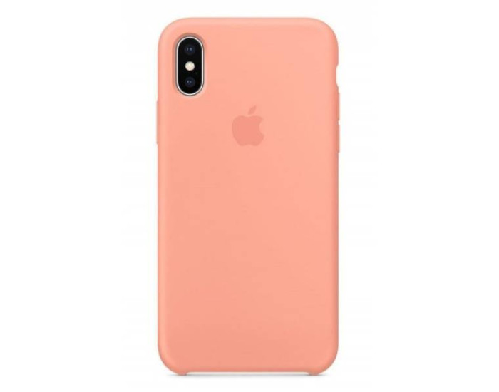 Чехол-силикон оригинал Soft Matte iPhone X/ XS, Flamingo