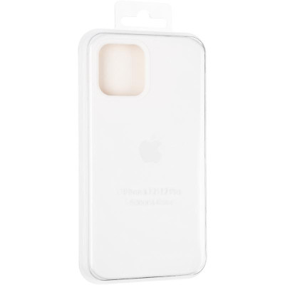 Чехол-силикон оригинал Full Soft Matte iPhone 12 / 12 Pro White