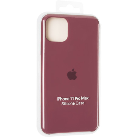 Чехол-силикон оригинал Soft Matte iPhone XR Maroon (Класс B)