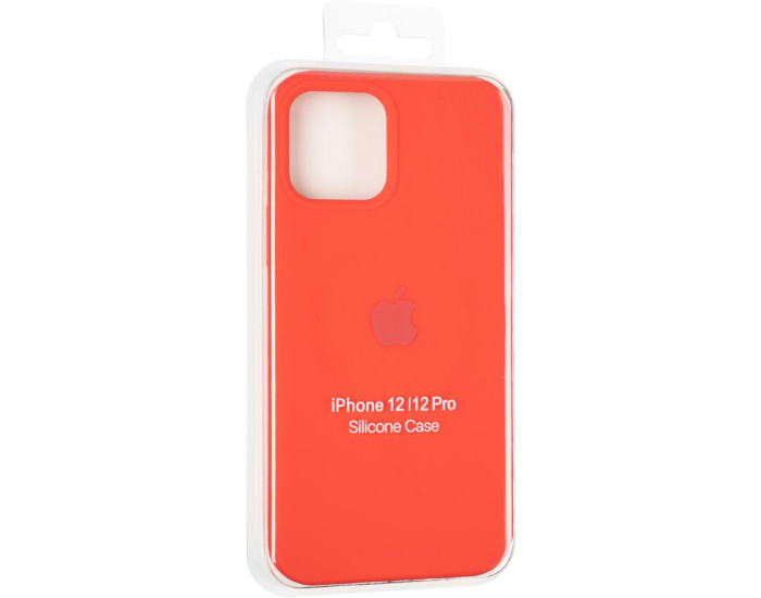 Чехол-силикон оригинал Full Soft Matte iPhone 12 /12 Pro, Red